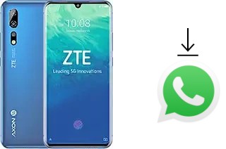 How to install WhatsApp in a ZTE Axon 10 Pro 5G