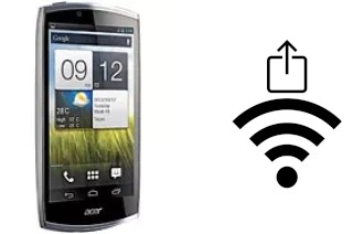 How to generate a QR code with the Wi-Fi password on a Acer CloudMobile S500