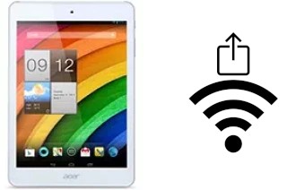 How to generate a QR code with the Wi-Fi password on a Acer Iconia A1-830