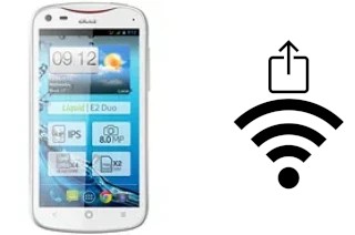 How to generate a QR code with the Wi-Fi password on a Acer Liquid E2