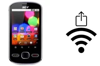 How to generate a QR code with the Wi-Fi password on a Acer beTouch E140