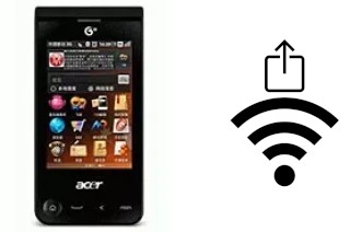 How to generate a Wi-Fi QR code on an Acer beTouch T500