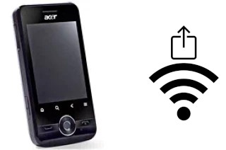 How to generate a QR code with the Wi-Fi password on a Acer beTouch E120