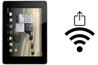 How to generate a QR code with the Wi-Fi password on a Acer Iconia Tab A1-811