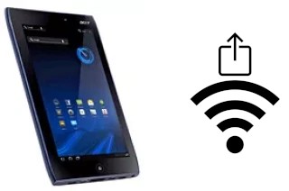 How to generate a QR code with the Wi-Fi password on a Acer Iconia Tab A101