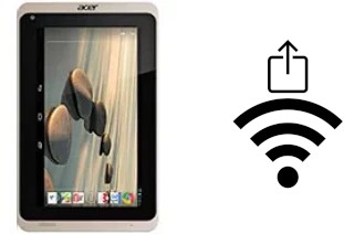 How to generate a QR code with the Wi-Fi password on a Acer Iconia B1-720