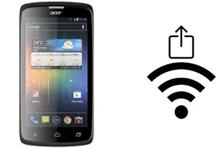 How to generate a QR code with the Wi-Fi password on a Acer Liquid C1