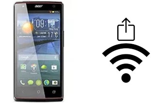 How to generate a Wi-Fi QR code on an Acer Liquid E3 Duo Plus