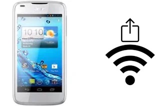 How to generate a QR code with the Wi-Fi password on a Acer Liquid Gallant Duo