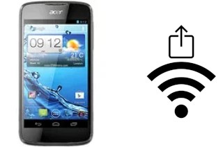 How to generate a QR code with the Wi-Fi password on a Acer Liquid Gallant E350