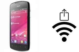 How to generate a QR code with the Wi-Fi password on a Acer Liquid Glow E330