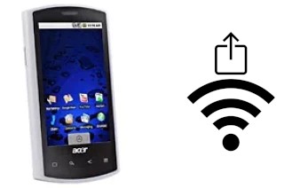 How to generate a QR code with the Wi-Fi password on a Acer Liquid