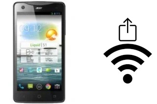 How to generate a QR code with the Wi-Fi password on a Acer Liquid S1