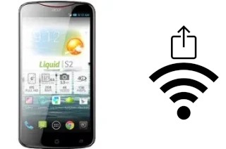 How to generate a QR code with the Wi-Fi password on a Acer Liquid S2