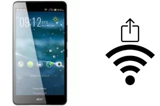 How to generate a QR code with the Wi-Fi password on a Acer Liquid X1