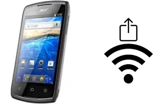 How to generate a QR code with the Wi-Fi password on a Acer Liquid Z110