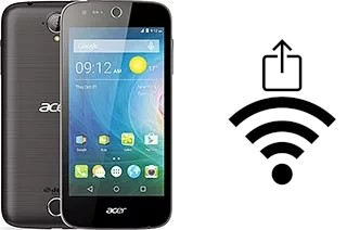 How to generate a QR code with the Wi-Fi password on a Acer Liquid Z320