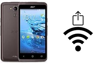 How to generate a QR code with the Wi-Fi password on a Acer Liquid Z410