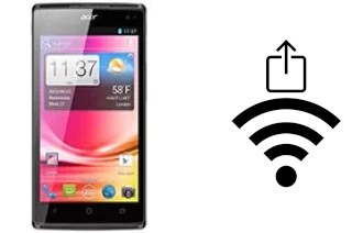 How to generate a QR code with the Wi-Fi password on a Acer Liquid Z5