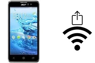 How to generate a QR code with the Wi-Fi password on a Acer Liquid Z520