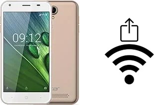 How to generate a QR code with the Wi-Fi password on a Acer Liquid Z6