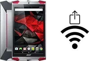 How to generate a QR code with the Wi-Fi password on a Acer Predator 8