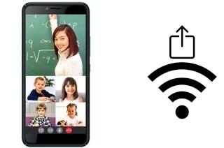 How to generate a QR code with the Wi-Fi password on a Advan NasaPlus School Hero