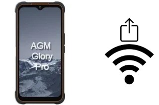 How to generate a Wi-Fi QR code on an AGM GLORY PRO