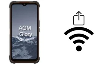 How to generate a Wi-Fi QR code on an AGM GLORY