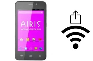 How to generate a Wi-Fi QR code on an Airis TM421M