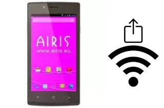 How to generate a Wi-Fi QR code on an Airis TM45DM