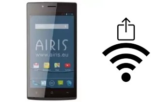 How to generate a Wi-Fi QR code on an Airis TM54QM