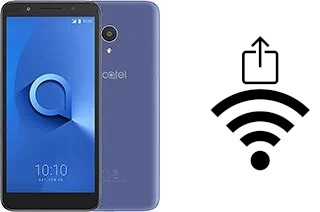 How to generate a Wi-Fi QR code on an alcatel 1x