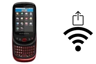 How to generate a Wi-Fi QR code on an alcatel OT-980