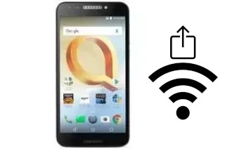 How to generate a QR code with the Wi-Fi password on a Alcatel A30 Plus