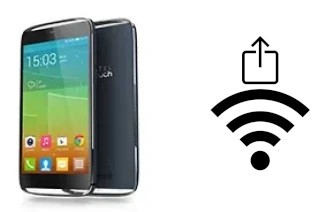 How to generate a QR code with the Wi-Fi password on a alcatel Idol Alpha