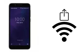 How to generate a QR code with the Wi-Fi password on a Alcatel Avalon V