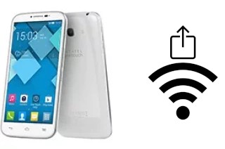 How to generate a Wi-Fi QR code on an alcatel Pop C9