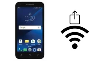 How to generate a QR code with the Wi-Fi password on a Alcatel CameoX