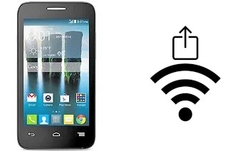 How to generate a QR code with the Wi-Fi password on a alcatel Evolve 2