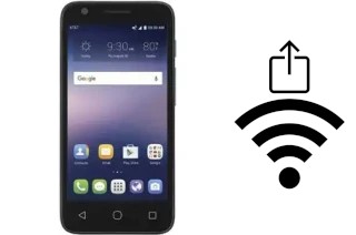 How to generate a QR code with the Wi-Fi password on a Alcatel Ideal