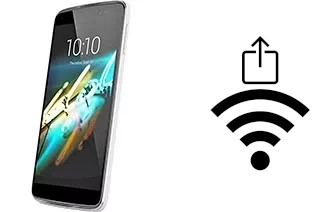 How to generate a QR code with the Wi-Fi password on a alcatel Idol 3C