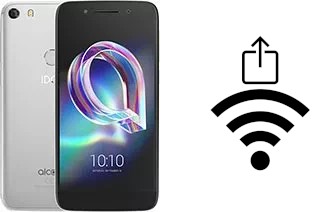 How to generate a QR code with the Wi-Fi password on a alcatel Idol 5