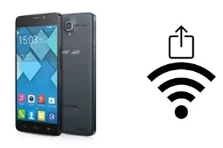 How to generate a Wi-Fi QR code on an alcatel Idol X