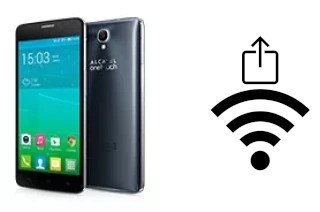 How to generate a QR code with the Wi-Fi password on a alcatel Idol X+