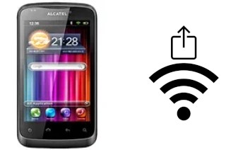 How to generate a QR code with the Wi-Fi password on a alcatel OT-978