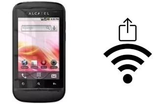 How to generate a QR code with the Wi-Fi password on a alcatel OT-918D