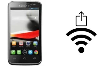 How to generate a QR code with the Wi-Fi password on a alcatel Evolve