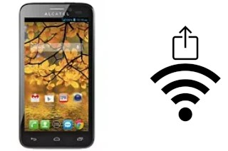 How to generate a QR code with the Wi-Fi password on a alcatel Fierce