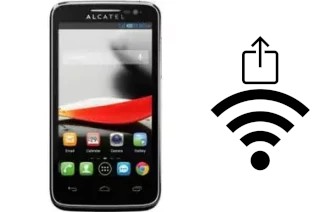 How to generate a QR code with the Wi-Fi password on a Alcatel OneTouch Evolve